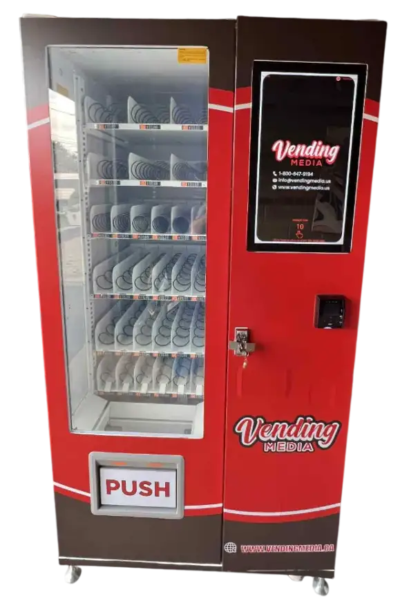 advertising screens for vending machines
