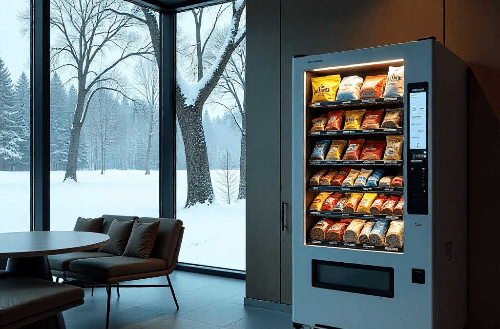 how many cans a vending machine can hold